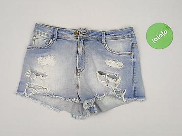 szorty len: Bershka, Szorty damskie, rozmiar S — 3