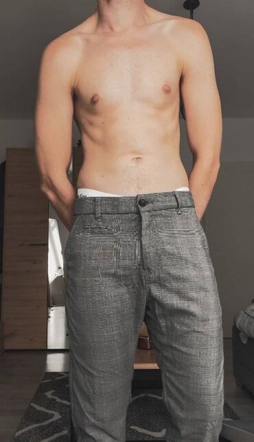 Pantalone: CHINO SLIM karirane muške pantalone 

House brand — 4