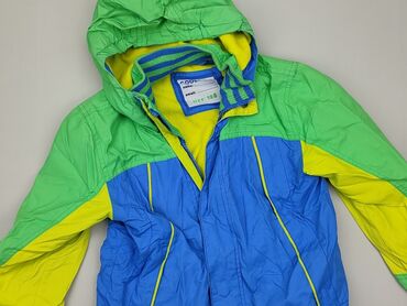 kurtka z imitacji skóry z futerkiem: Transitional jacket, Cool Club, 8 years, 122-128 cm, condition - Good