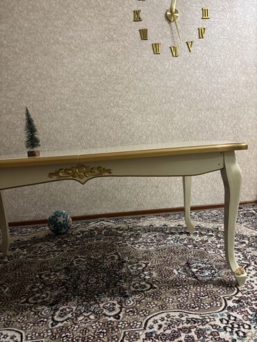 Masa və oturacaq dəstləri: Yemək otağı dəsti – masa və stullar - Klassik üslubda yemək masası — 17