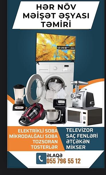 tam insaat: Elektrik ustası, Elektrik işləri, Elektronika təmiri Hər növ məişət — 1