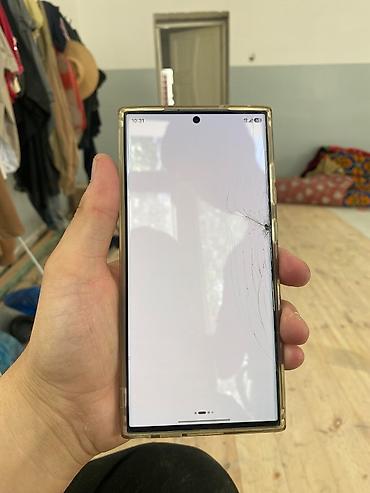 gala: Samsung Galaxy S23 Ultra, Б/у, 512 ГБ, цвет - Серый, 1 SIM — 3