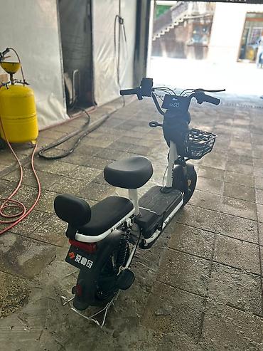 Elektrik velosipedlər: Elektrikli şəhər velosipedi/skuteri - Kompakt, iki oturacaqlı dizayn — 6