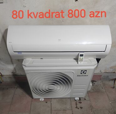 1 kvadrat: Kondisioner Electrolux, 85-90 kv. m, Split sistem