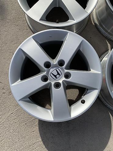 Диски: Литые Диски R 16 Honda, Комплект, отверстий - 5, Б/у — 5