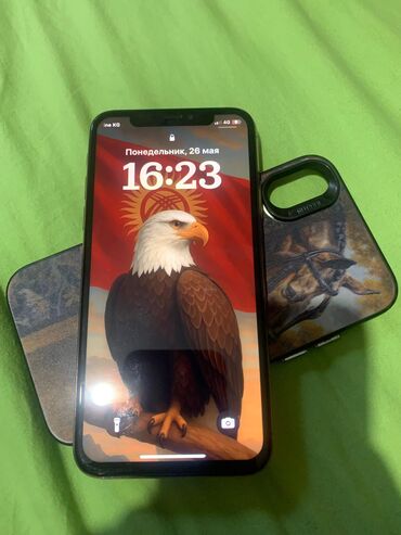 Apple iPhone: IPhone Xs, Б/у, 256 ГБ, Matte Gold, Чехол, 83 %