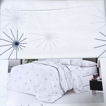 Posteljina: Bračna, Pamučni saten, bоја - Šareno, Turska — 3