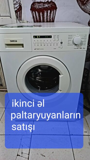 Paltaryuyan maşınlar: Paltaryuyan maşın Atlant, 6 kq, İşlənmiş, Avtomat, Ödənişli çatdırılma