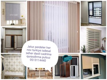 Jalüzlər: Jalüz pərdələr – müxtəlif modellər və material seçimləri ilə. - Zebra — 1