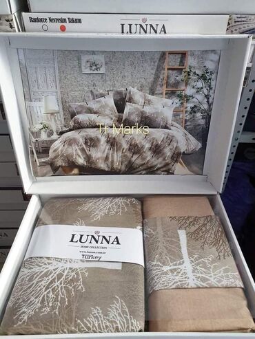 Posteljina: LUNA POSTELJINE CENA: 3100 DIN Materijal: 100% pamuk Komplet — 21