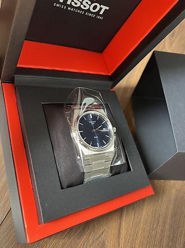 чехол на х: Tissot PRX — швейцарские кварцевые часы с интегрированным стальным — 4