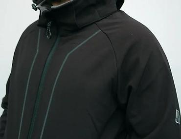 Jakne za prelazni period: Muška softshell jakna Mountain X Spirit – crna - Materijal: softshell — 9