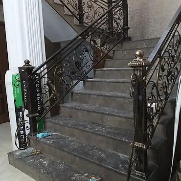 Готовые перила: Готовые перила, Материал: Кованное железо, Для крыльца — 36