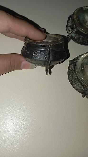 sous: Məhsul: Antik duz/istiyot qabları dəsti (4 ədəd) Təsvir: - Material — 3
