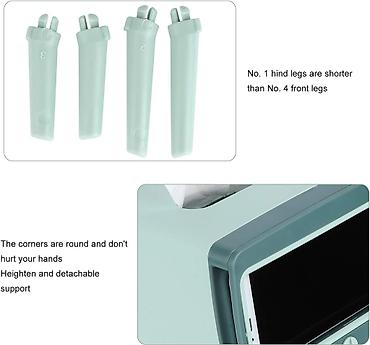 poct qutusu: Telefon və salfetka qabı. Retro TV dizaynlı salfet qutusu və telefon — 3