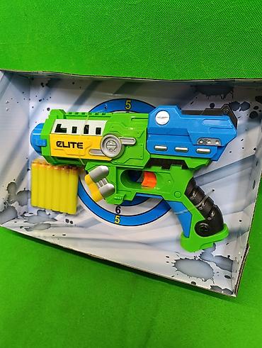 nerf бластер: Нерф пистолет игрушка детская🔥 Комплектация товара: нерф, 6 патронов✅ — 5
