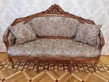 Klassik üslubda mebel dəsti - Tərkib: 1 divan, 2 kreslo, 1 orta masa lalafo.az -da Klassik üslubda mebel dəsti - Tərkib: 1 divan, 2 kreslo, 1 orta masa