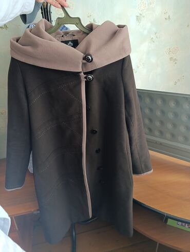 пальто с капюшоном: Дубленка, С капюшоном, 4XL (EU 48), 5XL (EU 50)