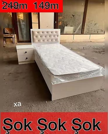 Çarpayılar: Tək nəfərlik çarpayı modelləri - Müxtəlif dizaynlar: ağ korpuslu — 25