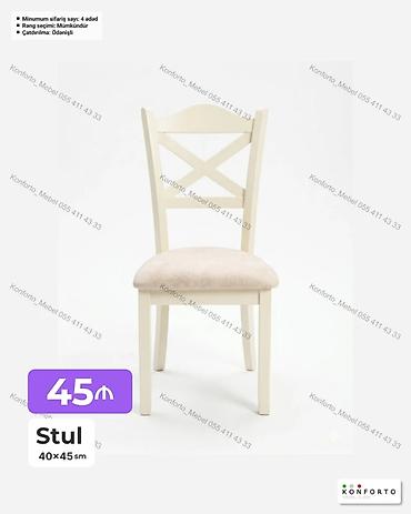 Stul – 40×45 sm - Klassik X formalı arxa dayağı olan taxta karkas - lalafo.az -da Stul – 40×45 sm - Klassik X formalı arxa dayağı olan taxta karkas -