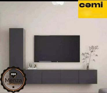 Rəflər: Yeni, Düz TV altlığı, Polkalı, Laminat, Rusiya