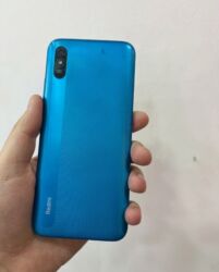 blutuz qulaqciqlar qiymeti ucuz: Redmi 9A, 32 GB, rəng - Göy, Barmaq izi