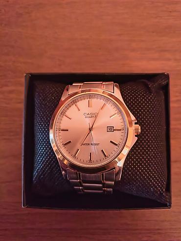 saatlar type 0: Casio kişi qol sati zərif və incə — 1