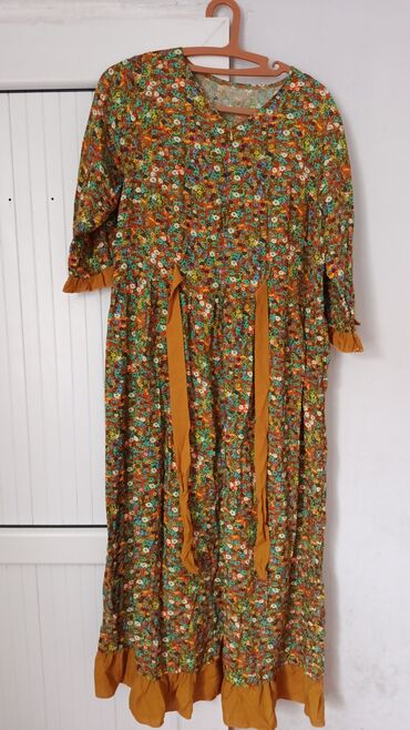 койнок фасон штапель: Күнүмдүк көйнөк, Узун модель, Штапель, 5XL (EU 50)