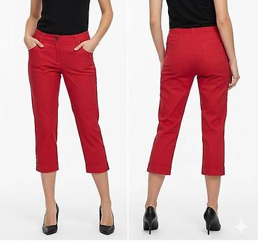брючки: Штаны капри, брюки стрейч (красный и голубой) — комфорт и стиль! Эта — 2