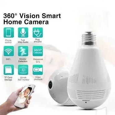 laser stage lighting: Kamera sijalica 360 stepeni 2mpix fullhd ip wifi. kamera sijalica 360 — 1