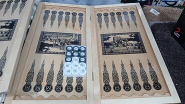 Sandıqlar: Dekorativ taxta qutu – “Baku” temalı - Material: təbii taxta, üst — 9