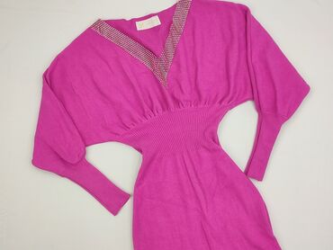 sukienki midi z bufiastymi rękawami: Women`s dress, size One size