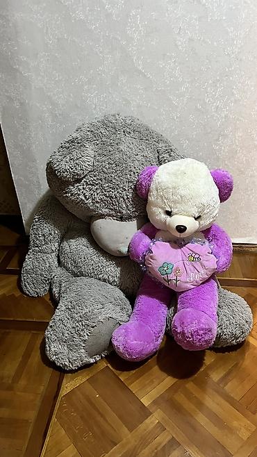 oyuncaq: Böyük ölçülü boz plyuş ayı oyuncağı - Təxmini hündürlük: 120 sm — 2