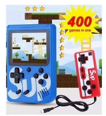 amor ime: Game Boy sa 400 igrica i dodatnim džojstikom u plavoj boji 🎮💙 Vratite — 1