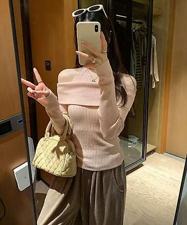 kaputi mango: Knit off shoulder bluza. uni velicina. Po meni uni velicina je idealna — 2
