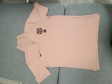 Футболки: Футболка-поло Nike FC Barcelona в нежно-розовом цвете. Модель с — 1