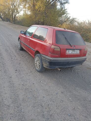 самые дорогие машины в кыргызстане: Volkswagen Golf: 1995 г., 1.6 л, Механика, Газ, Хетчбек