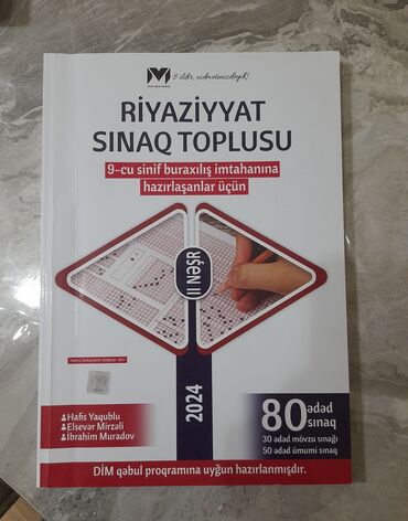 Velosiped ehtiyyat hissələri: Riyaziyyat Testlər 9-cu sinif, MHM, 2-ci hissə, 2024 il