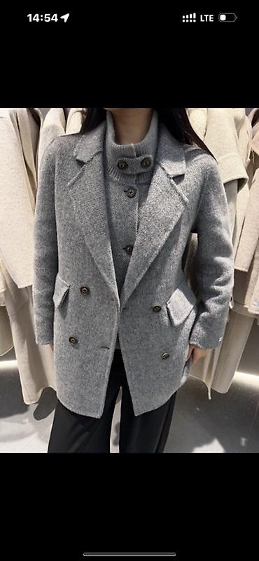 Айымдардын кийими: Женское пальто +жилет Max Mara в элегантном сером оттенке. Модель — 2