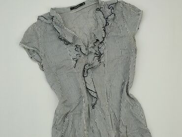 białe bluzki bufiaste rękawy: Blouse, Reserved, M (EU 38), condition - Good