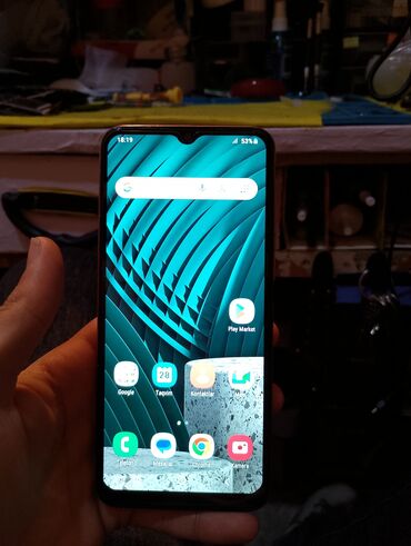 samsung s20 plus: Samsung Galaxy A03, 2 GB, rəng - Bənövşəyi, Düyməli