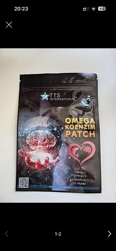 sankol dərman: TTS International Omega Koenzim Patch İÇİNDE 30 EDED BANT VAR.Ünvandan — 1