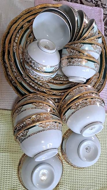 fire maple: Полный сервиз фарфора A.L.S Porcelain с богатым золотым декором и — 3