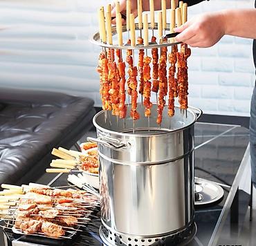 шашлык фарш: Шашлычница на углях Charcoal Grill купить в Бишкеке — компактный — 6