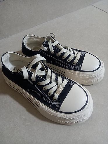 Кроссовки и спортивная обувь: Кеды на платформе, низкие - Цвет: темно‑синий верх, белый мыс и — 1