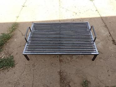 Sve za roštilj: Roštilj na ćumur od čelika sa rešetkom i nogarama - Pravougaoni — 3