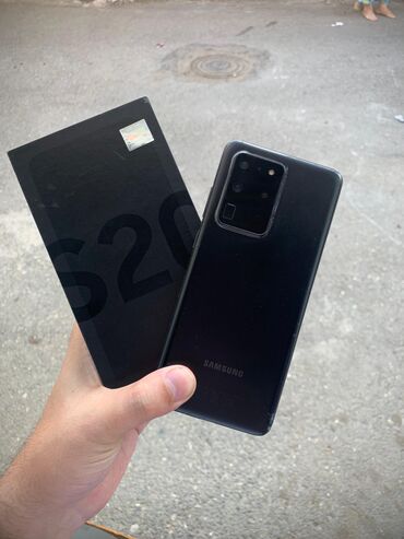 telefon alqı satqısı: Samsung Galaxy S20 Ultra, 128 ГБ, цвет - Черный, Две SIM карты