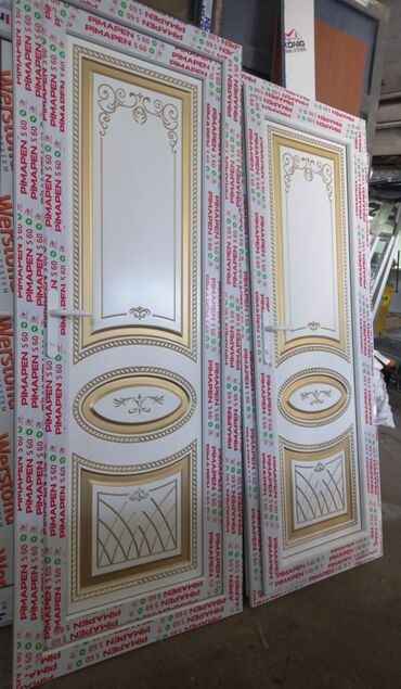 Plastik qapılar: Yeni Plastik qapı 80x200 sm Zamok və çərçivə ilə, Zəmanətli, Pulsuz quraşdırma, Pulsuz çatdırılma, Rayonlara çatdırılma — 14