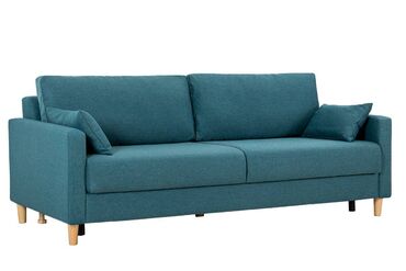 двухспальной диван: Прямой диван, цвет - Зеленый, В рассрочку, Новый