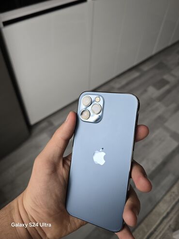 Apple iPhone: IPhone 12 Pro, 128 GB, Natural Titanium, Face ID, Sənədlərlə, Simsiz şarj — 9